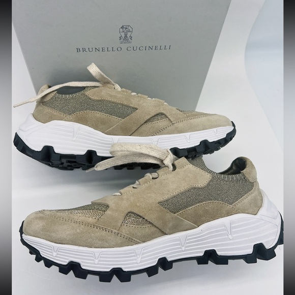 Brunello Cucinelli Low Top Lace-Up Sneakers - Picture 5 of 11